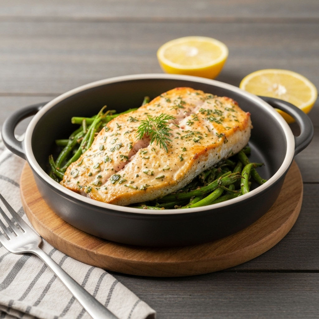 Rosemary Garlic Trout Bake