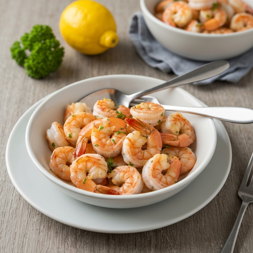 Lemon Dill Butter Shrimp