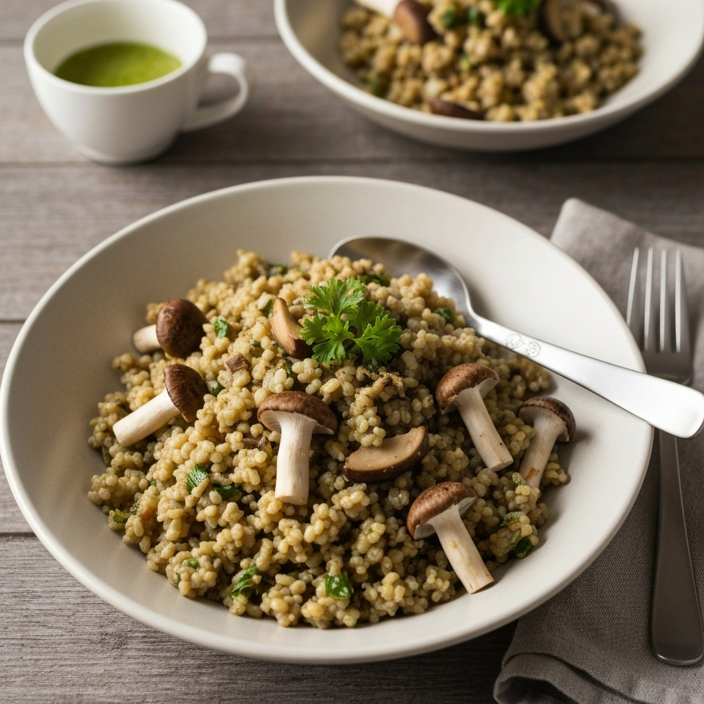 Savory Mushroom Quinoa Bowl