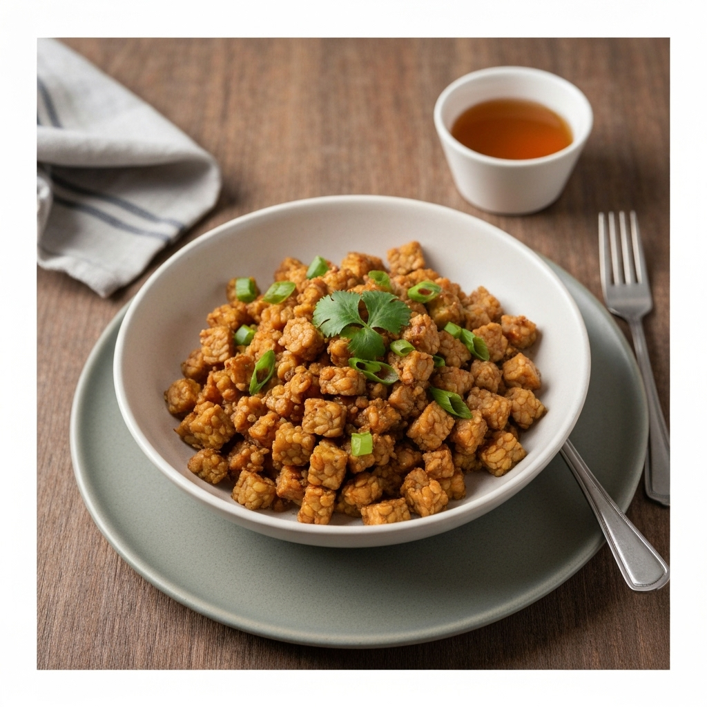 Maple Ginger Sesame Tempeh