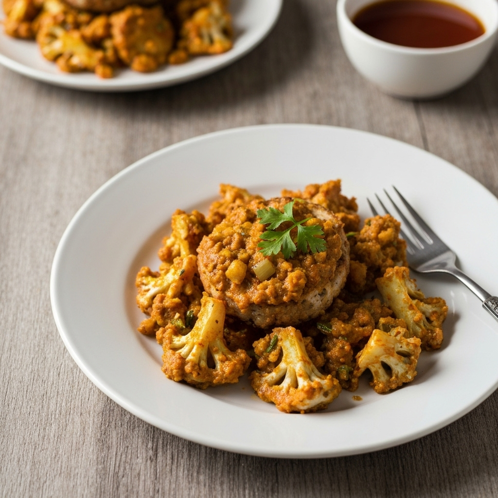 Coconut Curry Cauliflower Steak