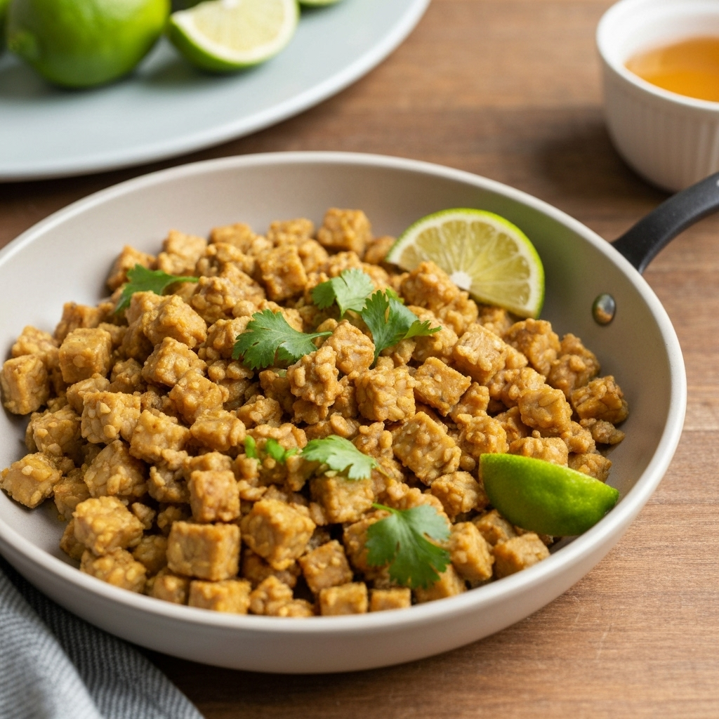 Coconut Lime Tempeh Skillet