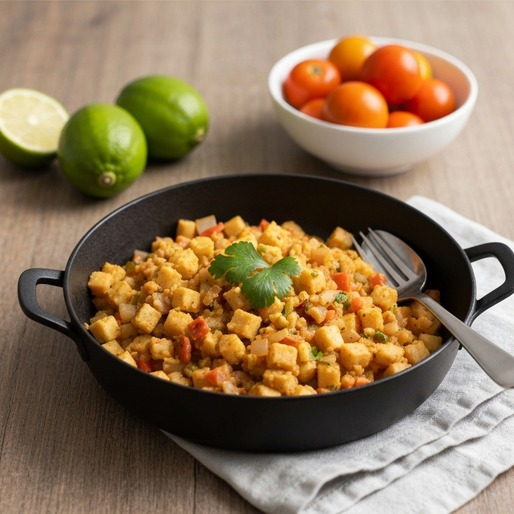 Coconut Lime Chickpeas Skillet