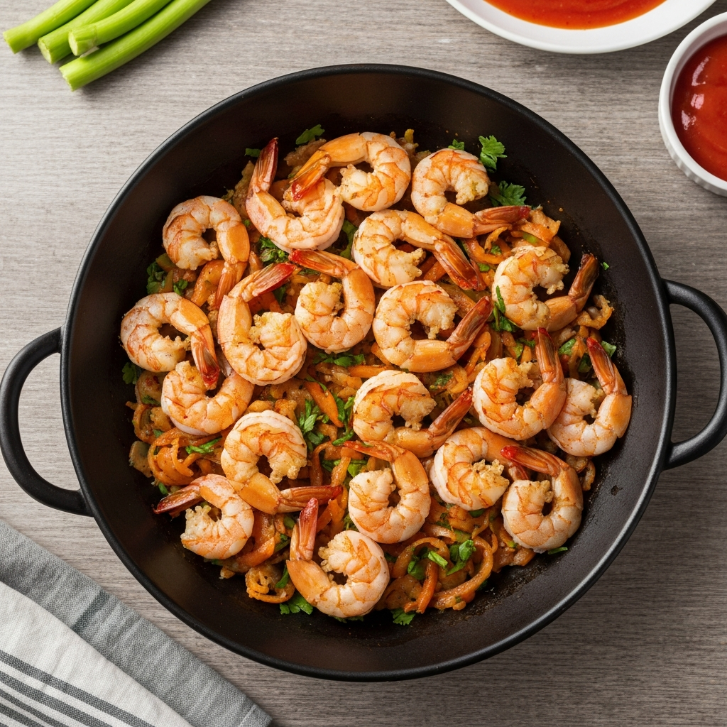 Cilantro Lime Shrimp Skillet