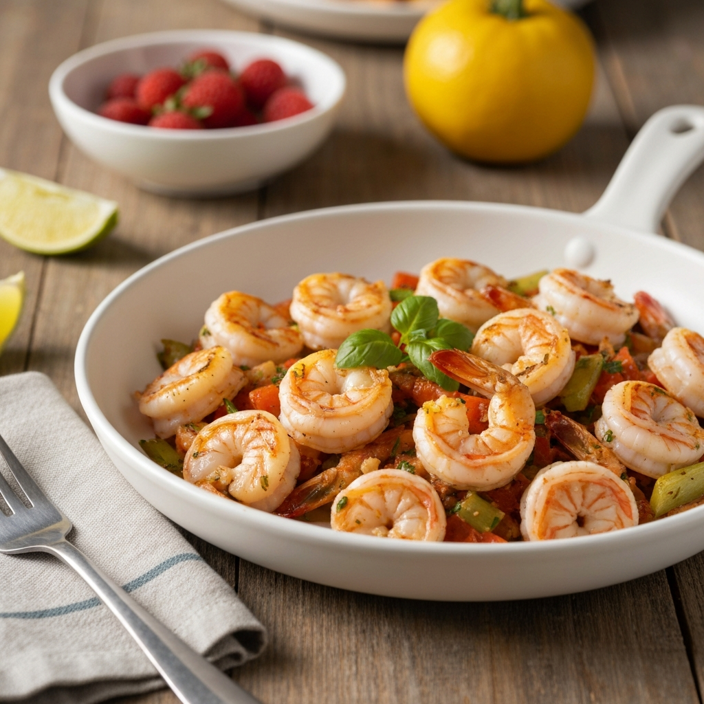 Pineapple-Herb Shrimp Skillet