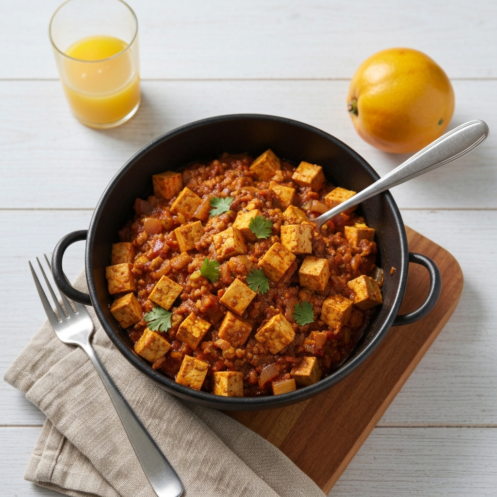Smoky Mango Tofu Skillet