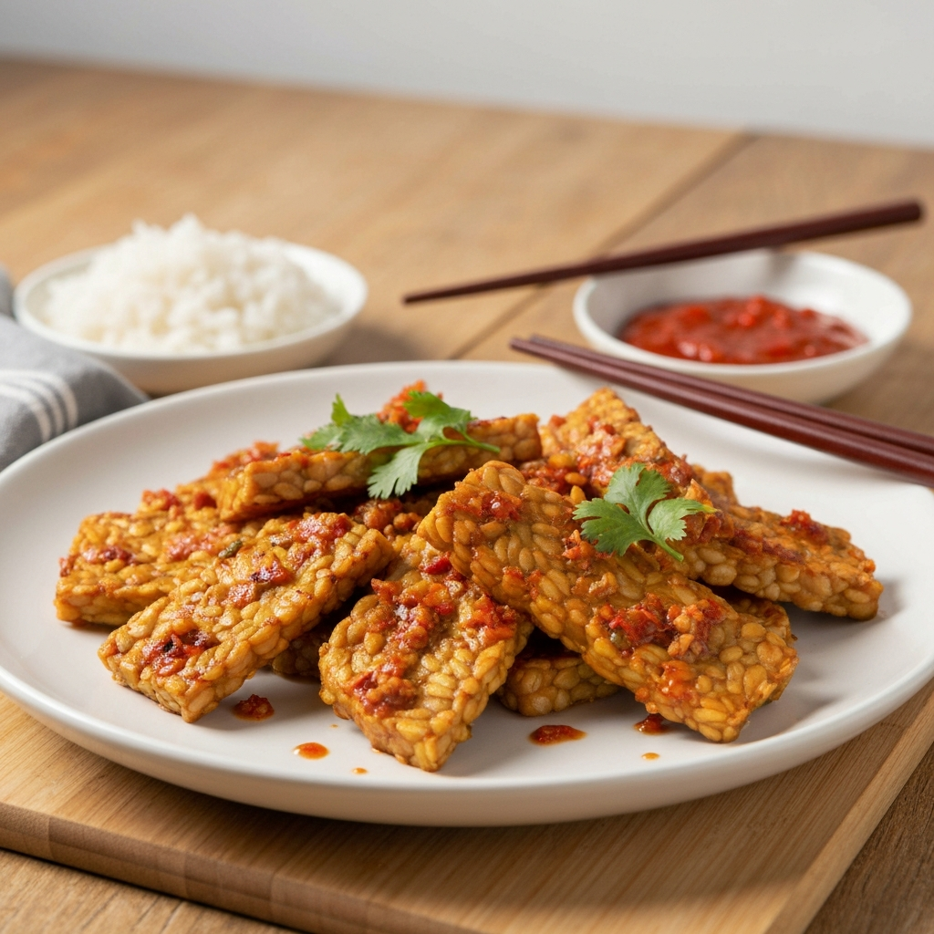 Citrus Chili Charred Tempeh
