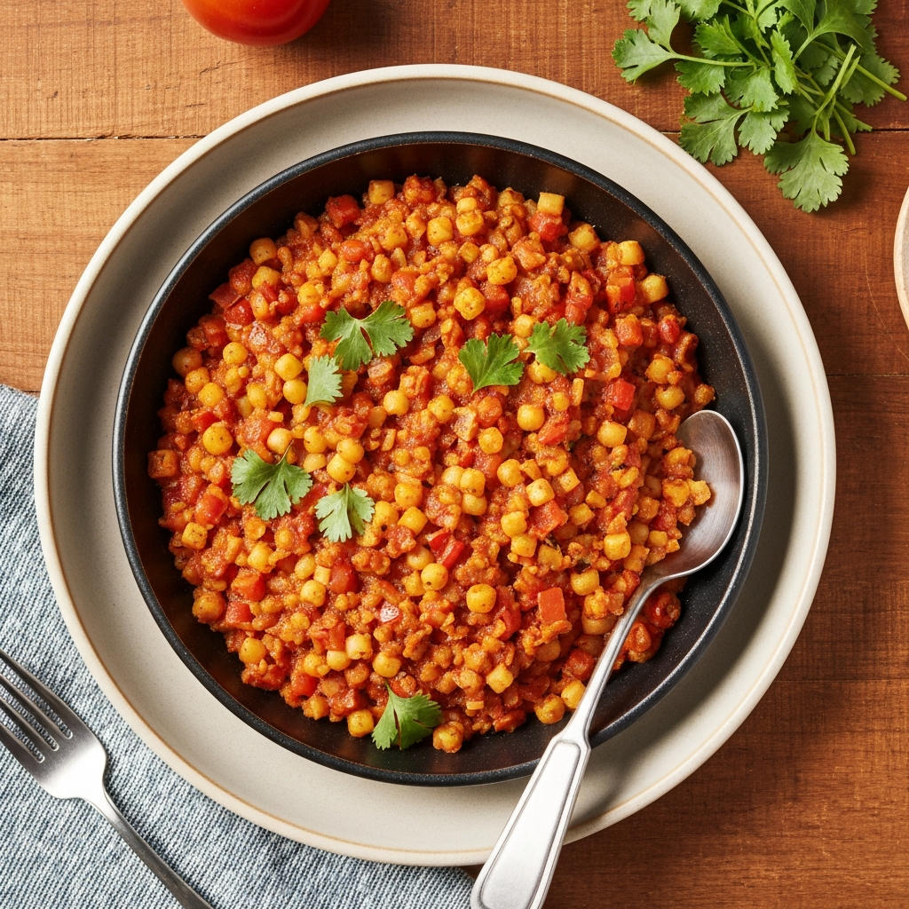 Sunset Pepper Chickpea Skillet