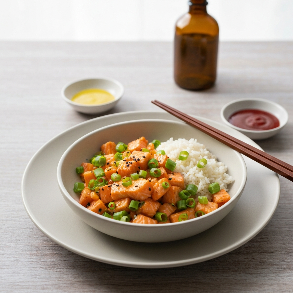 Ginger Sesame Salmon Bowl